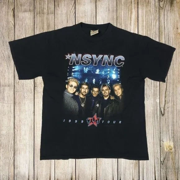 VINTAGE N SYNC TOUR SHIRT - Picture 1 of 4